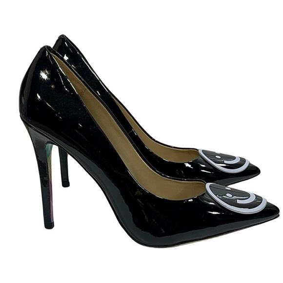 Taylor Says Black Patent Leather “Be Happy” Shoes SZ 9.5 - Picture 9 of 15